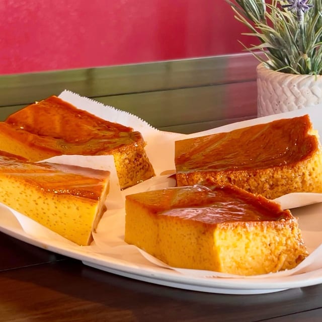 Leche Flan (one slice).